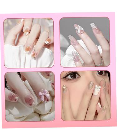 1 Box Bow Nail with 7 Grids Nail Art Colorful Nail and Gems Decorative Bow Diverse Styles Bow Beauty Supplies - Buy Online on GoSupps.com