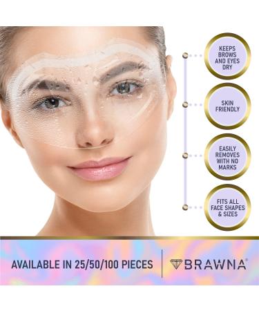 Disposable Protective Shower Visors for Eyelash Extensions, Microblading, Eye Surgery - 25 Count Pack - PMU Aftercare Supplies - Buy Online on GoSupps.com