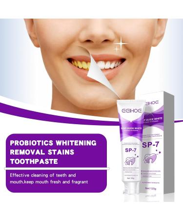 GerRit SP-7 Probiotic Whitening Toothpaste - Advanced Stain Removal Deep Cleaning and Refreshing Breath for Optimal Oral Care - Buy Online on GoSupps.com