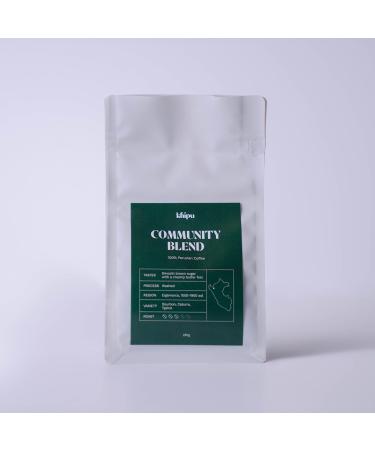 Khipu Coffee - Peruvian Whole Bean Coffee (250g) - Dark Roast - Co-operative Coffee from CENFROCAFE in Cajamarca Peru