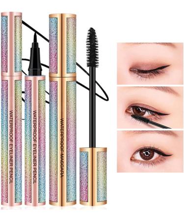 Waterproof Eyeliner Pencil Smudge-Proof Lash Pens Long Lasting Eye Liner Mascara Eyes Makeup Set Professional Maskara Sets Suitable Use for Women Perfect Presents for Family and Friends - Buy Online on GoSupps.com