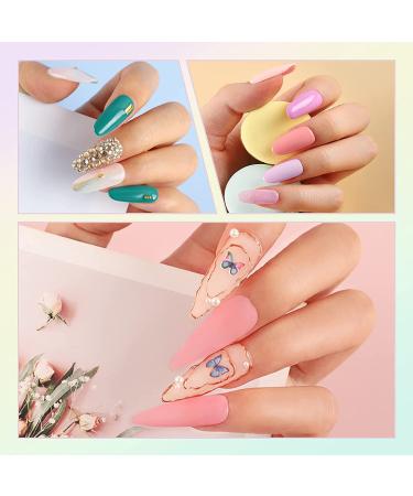 Gel Nail Polish Kit with 80W U V Light - Professional 10 Colors Set with Top/Base Coat, Rhinestones & Tools - DIY Salon Quality Manicure - VC0201 - Buy Online on GoSupps.com