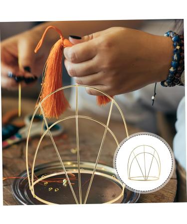 KESYOO Chinese Traditional Headdress Accessory Hair Headwear Hanfu Ancient Making Frame Crown 17x14cm Golden - Buy Online on GoSupps.com