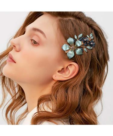 3PCS Large Flower Metal French Hair Styling Alligator Clips for Women and Girls - Buy Online on GoSupps.com