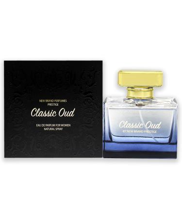 New Brand Perfumes Classic Oud Women 3.3 oz EDP Spray (COUD1W) 3.3 Ounce (Pack of 1)