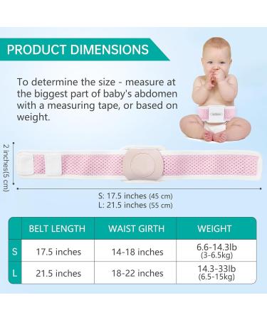Buy Infant Umbilical Hernia Belt | Adjustable Baby Belly Button Band & Newborn Abdominal Support Truss - Buy Online on GoSupps.com