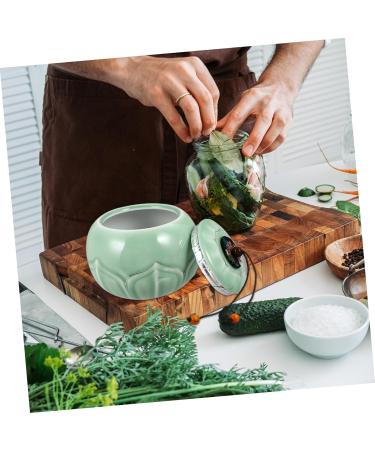 Zerodeko 2 Pcs Ceramic Tea Ceramic Storage Jar Dried Food Container Travel Cream Container Ceramic Jar Coffee Bean Jar Ceramic Canisters Terrariums Nuts Ceramics Dust-proof Tea Pot 1 - Buy Online on GoSupps.com