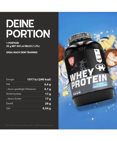 Mammut Nutrition Whey Protein - Coconut White Chocolate 3000g | High-Quality Protein Shake for Optimal Performance - Buy Online on GoSupps.com