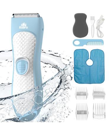Baby Hair Clippers Quiet Hair Trimmer for Kids Toddler Silent Hair Clippers for Children with Autism Waterproof Rechargeable Cordless Ceramic Blade Haircut Kit