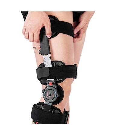 Medibot Adjustable Hinged Knee Brace | Post-Op Support Orthosis for Men & Women | Left & Right Leg Immobilizer - Buy Online on GoSupps.com