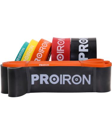 Proiron Resistance Bands - Assisted Pull up Bands for Crossfit Powerlifting - Strength Training and Mobility Bands for Men and Women - #2 Yellow (18-31kg) - Buy Online on GoSupps.com