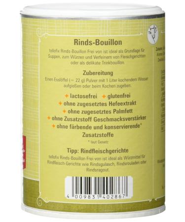 Tellofix Beef Bouillon (242g) - All-Natural Gluten-Free Perfect for International Shipping - Buy Online on GoSupps.com