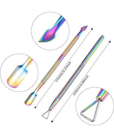 Nail Cuticle Nipper Rainbow Clipper Scissor Dead Skin Remover Manicure Nail Art Tool 1set - Buy Online on GoSupps.com