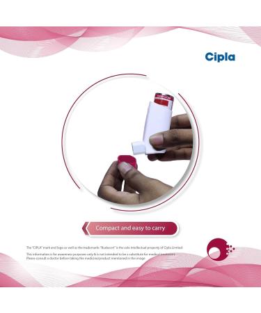 HEMOTOUCH Bude-cort 200 - Bottle of 200 Metered Doses Inhaler by cipla - Buy Online on GoSupps.com