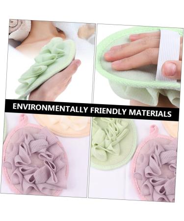 Angoily 4pcs Pure Flower Bath Balls - Loofah Sponges & Body Brushes for Shower & Bath - Enhance Your Bathing Experience - Buy Online on GoSupps.com