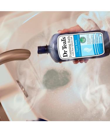 Dr Teal's Menthol & Camphor Foaming Bath with Epsom Salt 24 fl oz - Pack of 4 - Buy Online on GoSupps.com