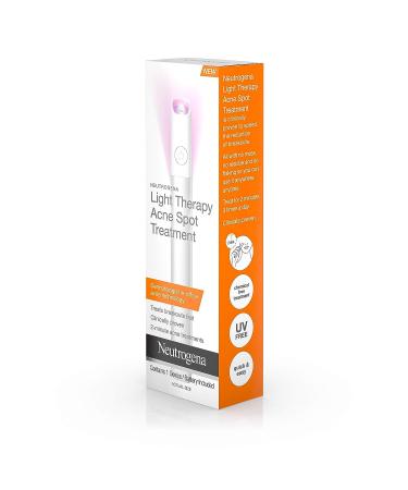 Neutrogena Light Therapy Acne Spot Treatment - Chemical & UV-Free with Blue & Red Light Technology - Gentle Acne Treatment for Sensitive Skin - 1 ct - Buy Online on GoSupps.com