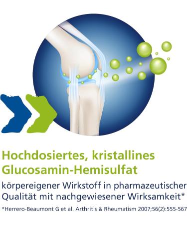 DONA 750 mg - Glucosamine for Knee Arthrosis Relief | 20 Tablets for Osteoarthritis Support | Effective Joint Health Solution - Buy Online on GoSupps.com