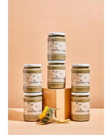 KoRo - Organic Sunflower Puree - 6 x 500 g - 100% sunflower seeds - rich in unsaturated fatty acids - light nutty taste - can be enjoyed alone as a spread or in salad dressings. - Buy Online on GoSupps.com