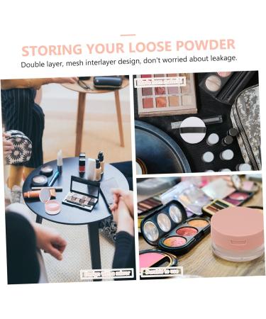 Healeved 2pcs Makeup Case Refillable Loose Powder Case Loose Powder Containers Powder Holder 1 g (Pack of 1) Pinkx2pcs - Buy Online on GoSupps.com