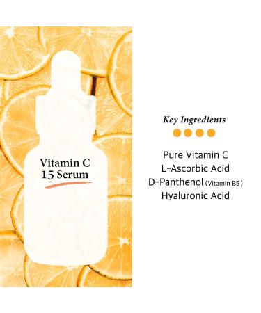 Cos De BAHA VA Vitamin C Serum 15% Ascorbic Acid | Brightening & Anti-Aging | 1 oz - Buy Online on GoSupps.com