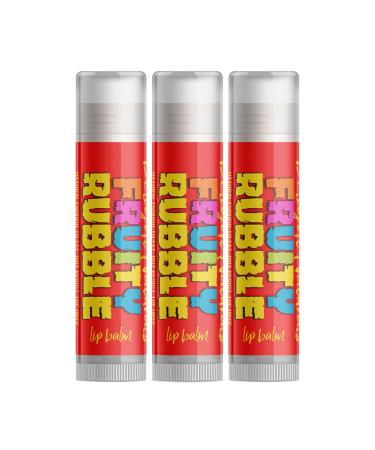 Fruity Rubble Lip Balm - Set of Three