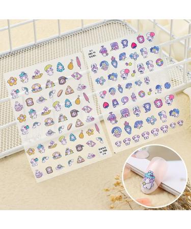 Bunny Charms Manicure DIY Nail Art Decor Craft Sticker 3D Nail Art Sticker(02) Style2 - Buy Online on GoSupps.com