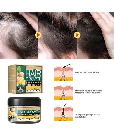 Cr me naturelle de croissance des cheveux au gingembre apr s-shampoing anti-chute de cheveux traitement amincissant 30 ml (2 pi ces) - Buy Online on GoSupps.com