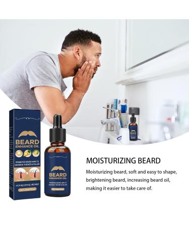 Beard Growth Oil for Men | 30ml Essential Beard Care - Moisturizes & Softens Thick Beards - Buy Online on GoSupps.com