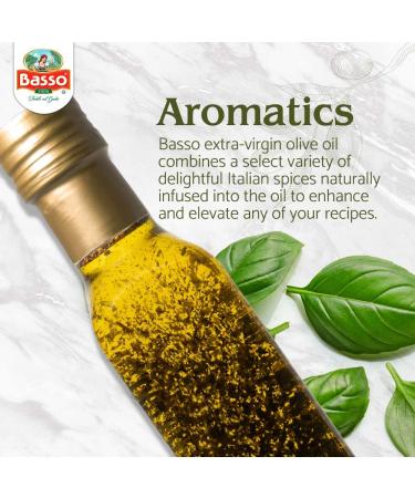 Naturally Infused Olive Oil Tasting Set with Gift Box - Garlic, Rosemary, Basil, Chili Pepper - 4x8.5 fl.oz - All Natural - Great Corporate Gift - Buy Online on GoSupps.com