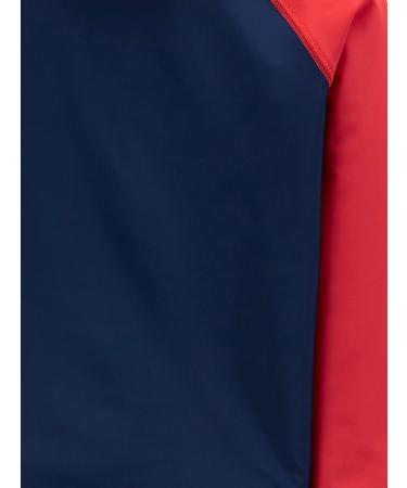 Simple Joys by Carter's Baby Boys' Rash Guard Shirt 2 Pack - UV Protection Swimwear for Ages 4 - Blue/Red - Buy Online on GoSupps.com