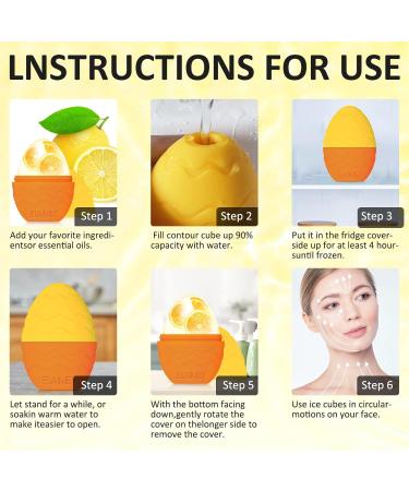 Buy Orange Ice Roller for Face | Puffiness Relief Neck Pain Migraine & Injury Care | Shop Now - Buy Online on GoSupps.com