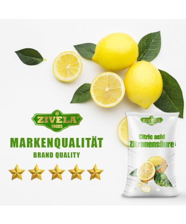 1000g Food Grade Citric Acid Powder | Home Remedy for Kitchen & Home | 1kg 100% Pure Citric Acid | Citric Acid E330 - Buy Online on GoSupps.com