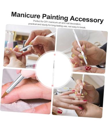 minkissy Nail Pen Nail Molding Gel Nails Gel Nail Painting Pen Nail Polish Nail Art Liner Brush Rolling Toothpaste Squeezer Gel De Cejas Transparente Nail Painting Diy Pen Large 16X0.9X0.8CM Colorful - Buy Online on GoSupps.com