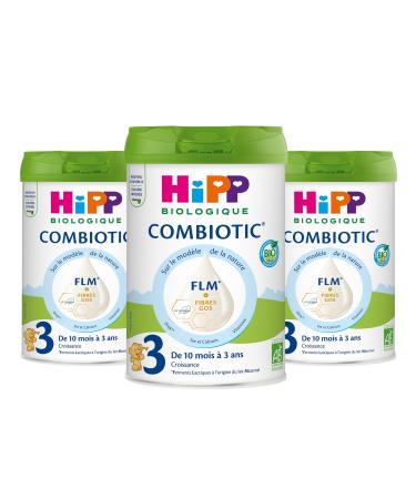 HiPP Organic - Milk 3 Combiotic FLM Growth 3x800g