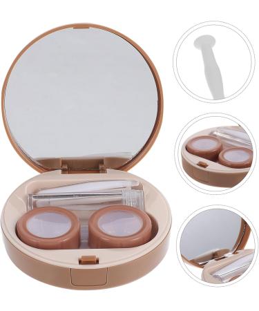 Coolhiya Contact Lens Container Set - Travel Tool for Easy Lens Removal & Storage | Invisible Decorative Case for Eye Contacts - Buy Online on GoSupps.com