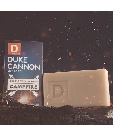 Duke Cannon Great American Frontier Men's Big Brick of Soap - Campfire 10oz - Buy Online on GoSupps.com
