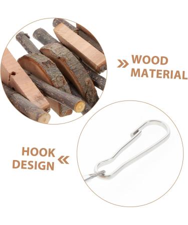 Yardwe Guinea Pig Treats Parrots Biting playthings Hamster Swing Oral Chewing playthings Wooden - Buy Online on GoSupps.com