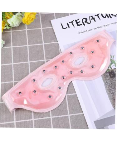 FRCOLOR 1pc Unzip Nap Mask Sleep Care Eye Patch Cold Compress Eye Mask Anti-fatigue Eye Mask Gel Eye Mask To Sleep Pink Bead - Buy Online on GoSupps.com