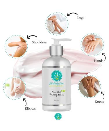 Skin Perfection Goat Milk Firming Lotion - Moisturizing Cream with Pepha Tight Matrixyl 3000 & Natural Lactic Acid for Softer Smoother Skin - 8 Oz | Ideal for Youthful Skin - Buy Online on GoSupps.com