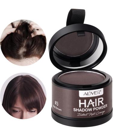 Hairline Powder Hairline Shadow Quick Cover Hair Root Concealer Eyebrows & Beard Line for Thinning Hairline Windproof&Sweatproof for Men and Women. (Medium Brown) - Buy Online on GoSupps.com