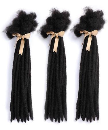 TAOYEMY Dresdlock Extension 8 inch 30 Strands 100% Real Human Hair Afro Kinky Dreadlock Extensions for Man/Women (1B 0.8cm-8inch-30 pieces) 0.8cm-8inch-30 pieces 1B - Buy Online on GoSupps.com