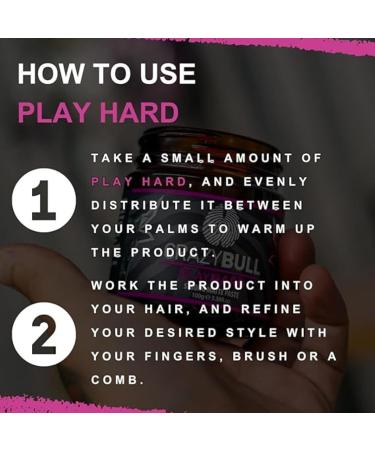 Hair Play Hard Strong Matte Paste - Volumizing & Cruelty-Free Styling Cream - No Flake Hair Paste with Melon Scent - 3.38 oz - Buy Online on GoSupps.com