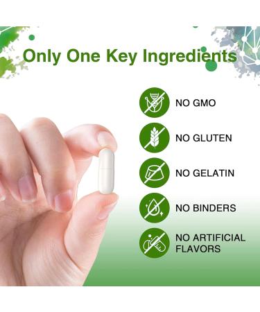 Magnesium Glycinate 1600mg per Serving High Absorption Magnesium Supplement for Muscle Heart Nerve and Bone Support 30 Day Supply Pure and Potent - 60 Capsules. - Buy Online on GoSupps.com