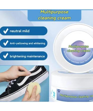 Aopukidor Multifunctional Shoe Cleaning And Decontamination Cream White Shoe Cleaning Cream With Sponge Eraser Strong Whitening Shoe Care Kit 1pc One Size - Buy Online on GoSupps.com