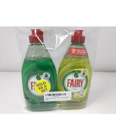 HABP GLOBAL Fairy Washing Up Liquid Combo Set - Original & Lemon 320ml | International Shipping Available - Buy Online on GoSupps.com