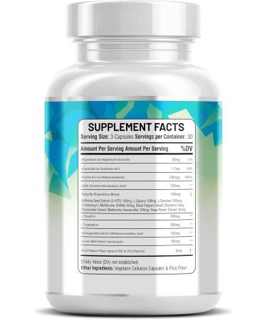 Kun Shafi GABA 750mg 5-HTP 100mg L-Tryptophan L-Theanine Ashwagandha SAM-e L-Glycine-Mood Support Vitamins for Women and Men withL-Tyrosine S-Adenosy L-Methionine 90 Capsules - Buy Online on GoSupps.com