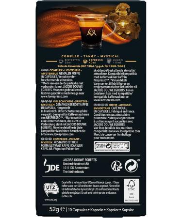 L'Or Espresso Coffee - 100 Capsules Colombia Intensity 8 - Nespresso * compatible (pack of 10 x 10) - Buy Online on GoSupps.com
