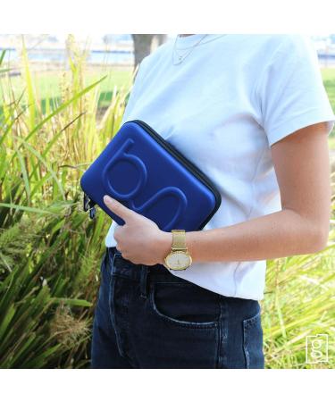 Glucology Diabetes Accessories Bag - Large Organizer for Blood Sugar Test Strips Medications & Insulin - Classic Red - Buy Online on GoSupps.com