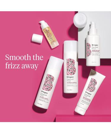 Briogeo Farewell Frizz Blow Dry Crème - Anti Frizz Heat Protectant with Argan Oil Silicone-Free Vegan & Cruelty-Free - 2oz - Buy Online on GoSupps.com